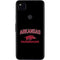 University of Arkansas-Fayetteville Razorbacks Black Google Pixel 4a Skin